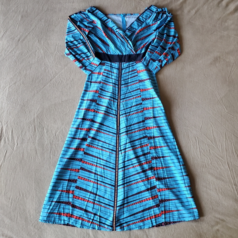 Teal Womens African Dress Large